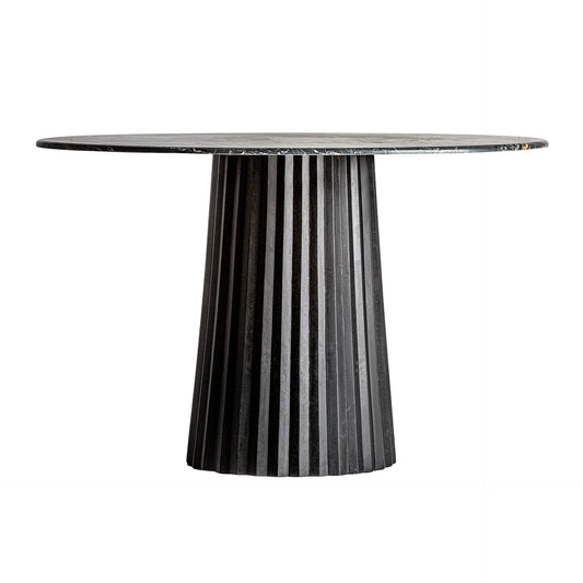 PLISSÉ WOOD DINING TABLE