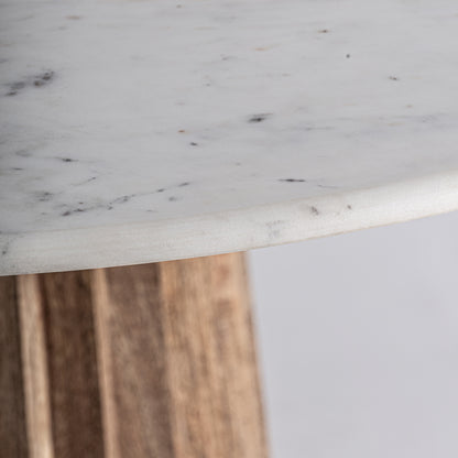 PLISSÉ WOOD DINING TABLE