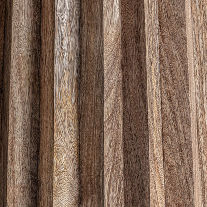 PLISSÉ WOOD DINING TABLE