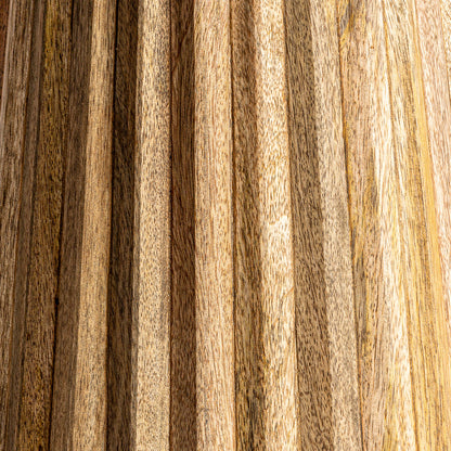 PLISSÉ WOOD SIDE TABLE