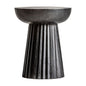 PLISSÉ WOOD SIDE TABLE