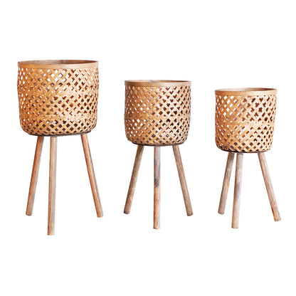JASLE PLANT POT (SET OF 3)