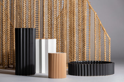 PLISSÉ STONE VASE