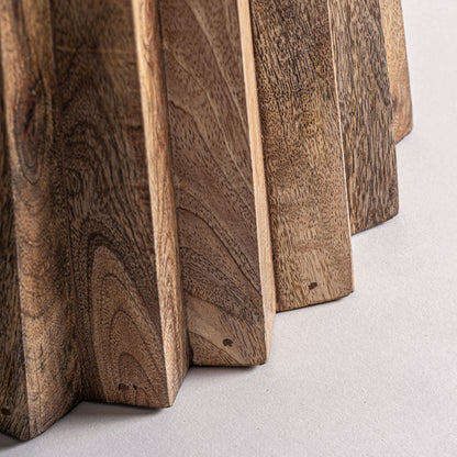 PLISSÉ WOOD BAR TABLE