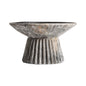 PLISSÉ STONE PLANT POT