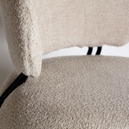 BOUCLÉ VALENCE ARMCHAIR