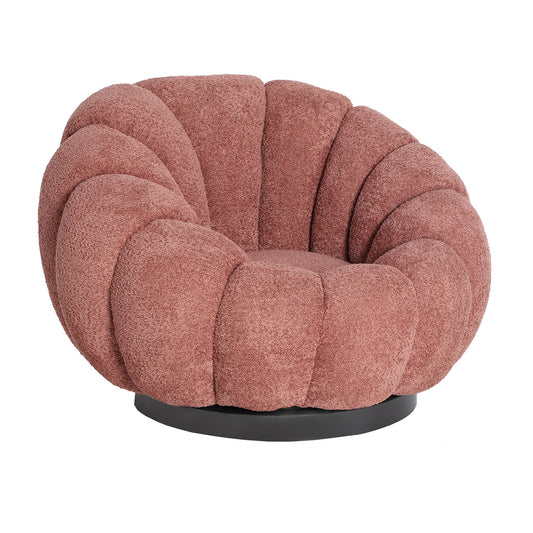 BOUCLÉ AYENT ROTATIVE ARMCHAIR