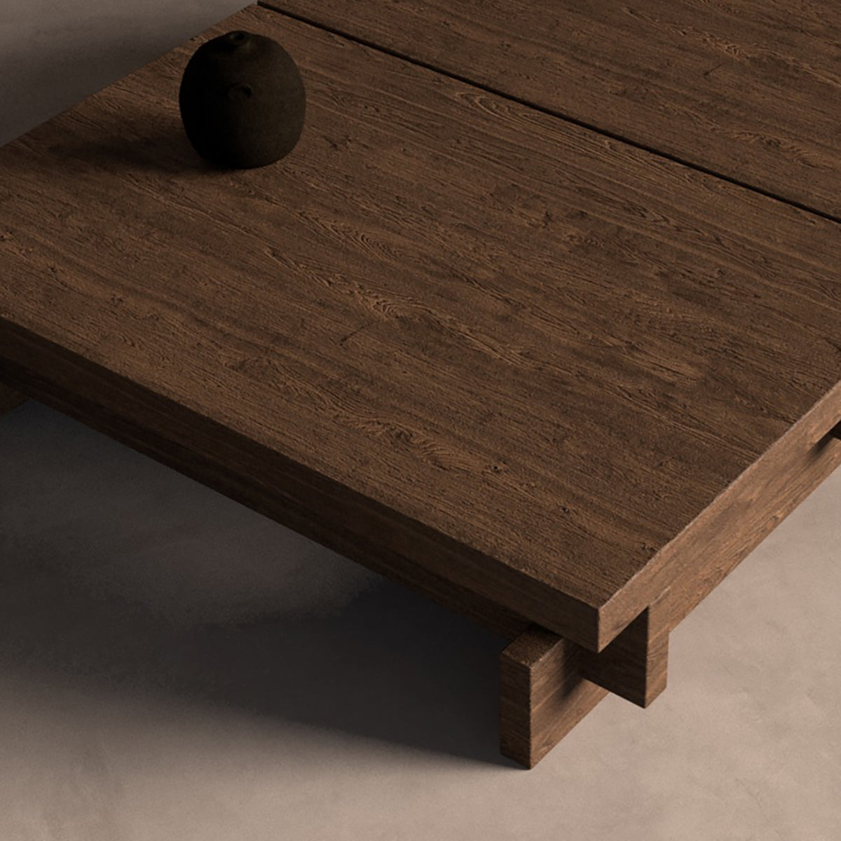 Brutalistischer Couchtisch