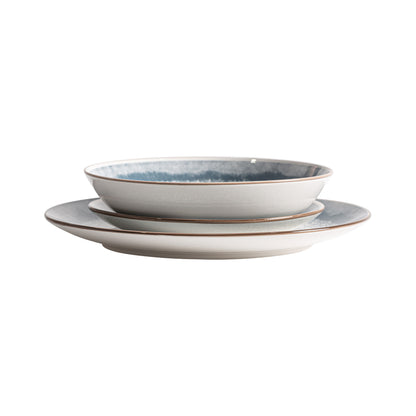 CHAMBREY CROCKERY (SET OF 18)